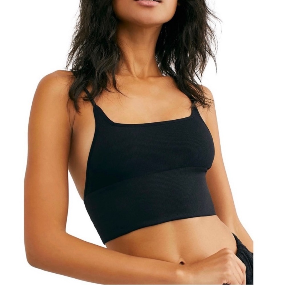 NWT Free People Andi Squareneck seamless cami